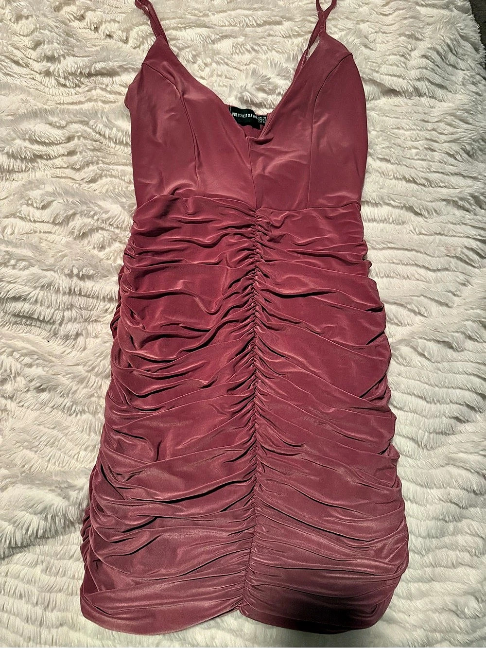 PrettyLittleThing Ruched Mini Dress